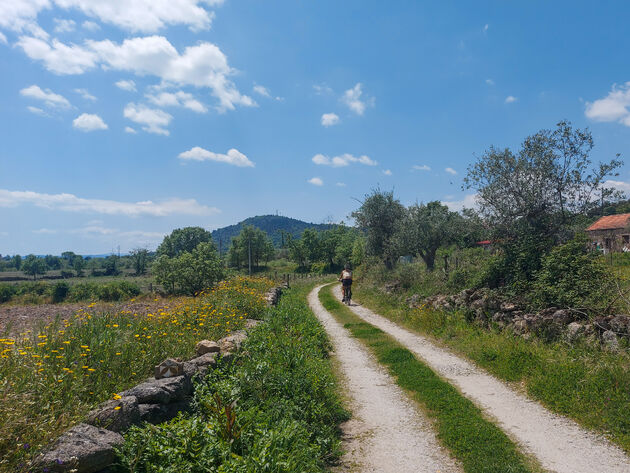 Een mooie mountainbiketocht van Sorthela naar Belmonte