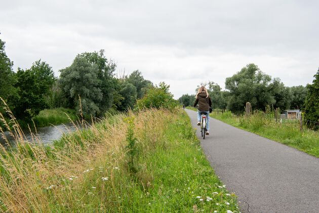 Fietsen langs de Schelde