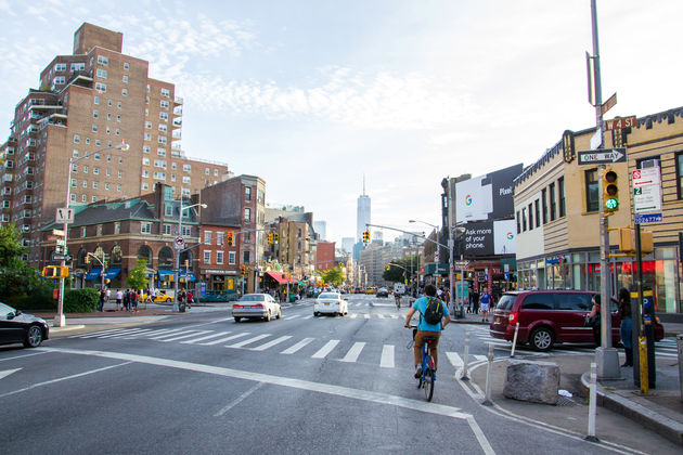 Fietsen door New York is prima te doen en bovendien erg leuk!