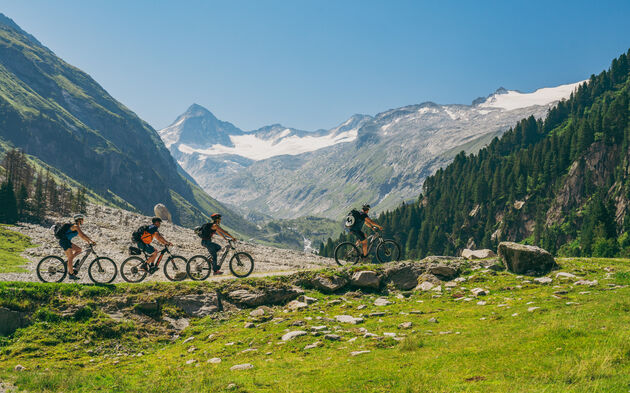 In de Wildkogel-Arena maak je fantastische fietstochten