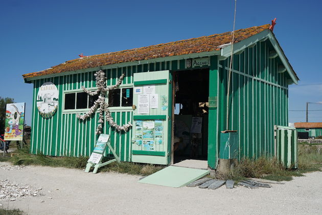 Het informatiecentrum van Fort Royer bij Boyardville