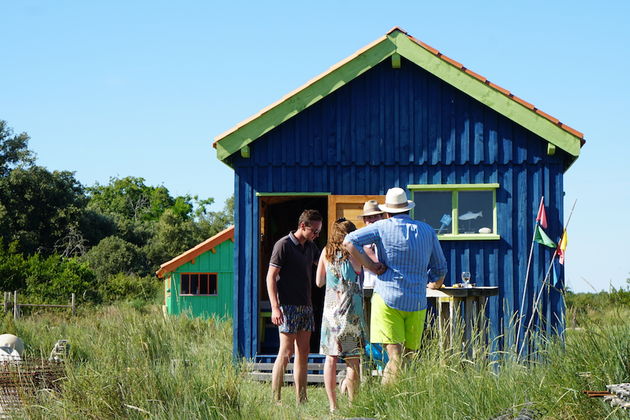 Fort Royer Boyardville: Oesters eten in de sfeer van het eiland, dus heel relaxed