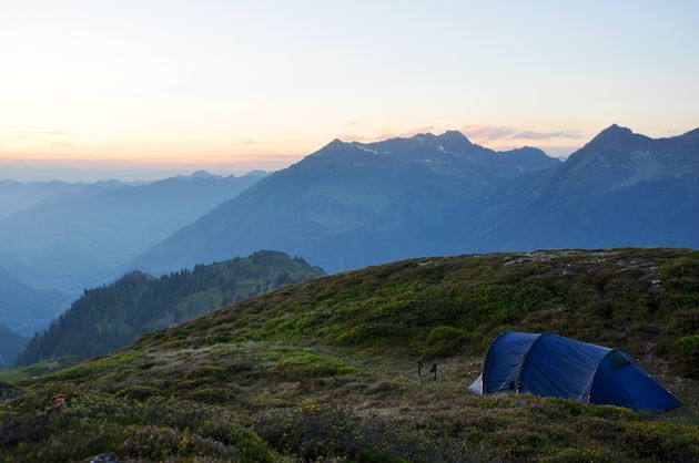 Prachtige zonsondergang