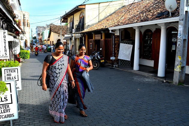 Locals in Galle