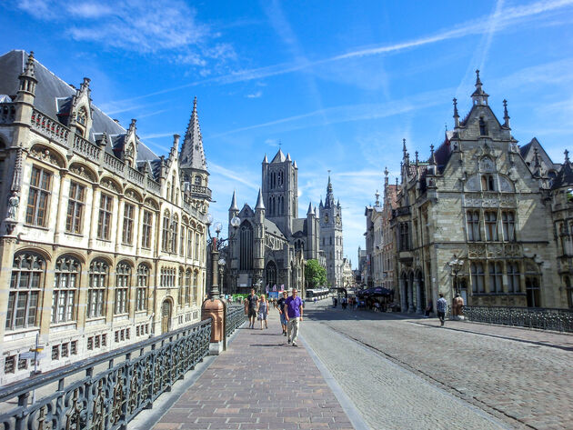 Gent is net een openluchtmuseum, zo mooi is het straatbeeld