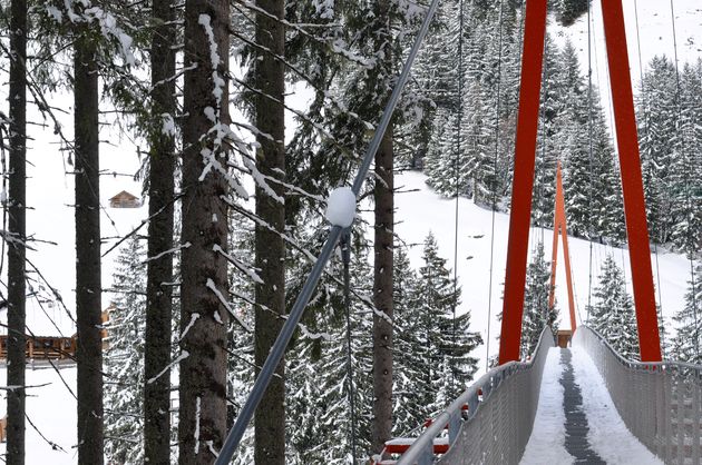 De Golden Gate of the Alps is 200 meter lang