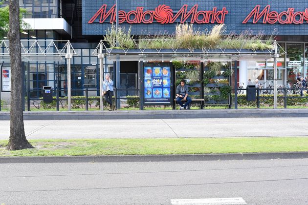 Groene bushokjes in het centrum