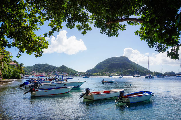 Een mooi doorkijkje op \u00celes des Saintes