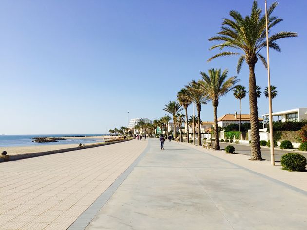 Zondagmorgen op de boulevard in Barcelona