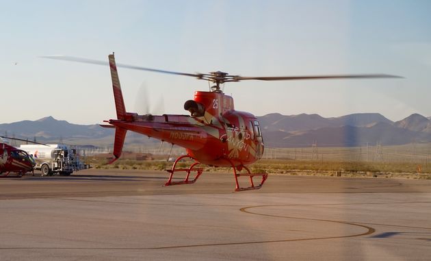 Met de heli door de Grand Canyon