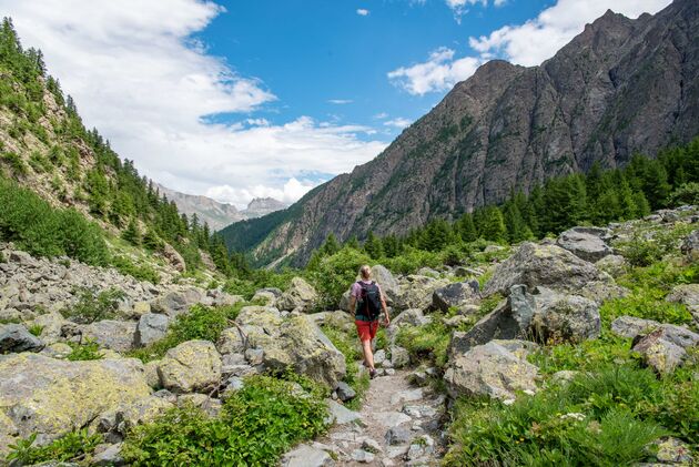 D\u00e9 reden om deze roadtrip te maken: wandelen in de Alpen