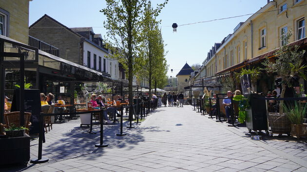 Berkelstraat Valkenburg, terrasje naar keuze