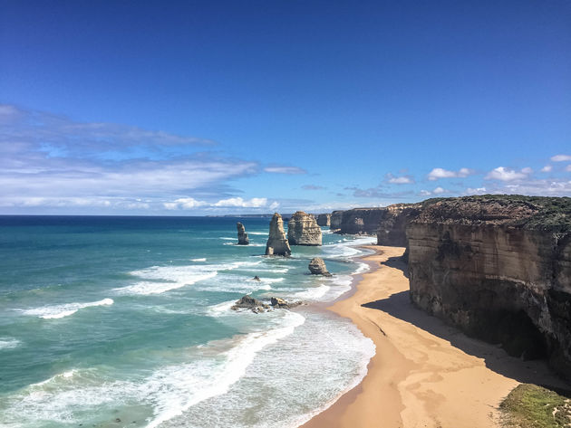 De twaalf apostelen langs de Great Ocean Road wil je niet missen!