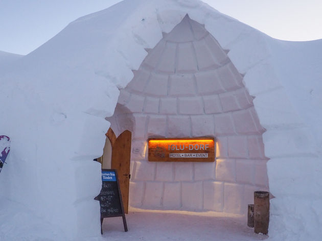 Het Iglu Dorf in K\u00fchtai ligt direct aan het skigebied