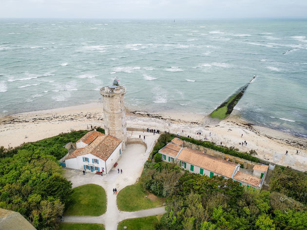 Uitzicht vanaf de vuurtoren I\u0302le de Re\u0301