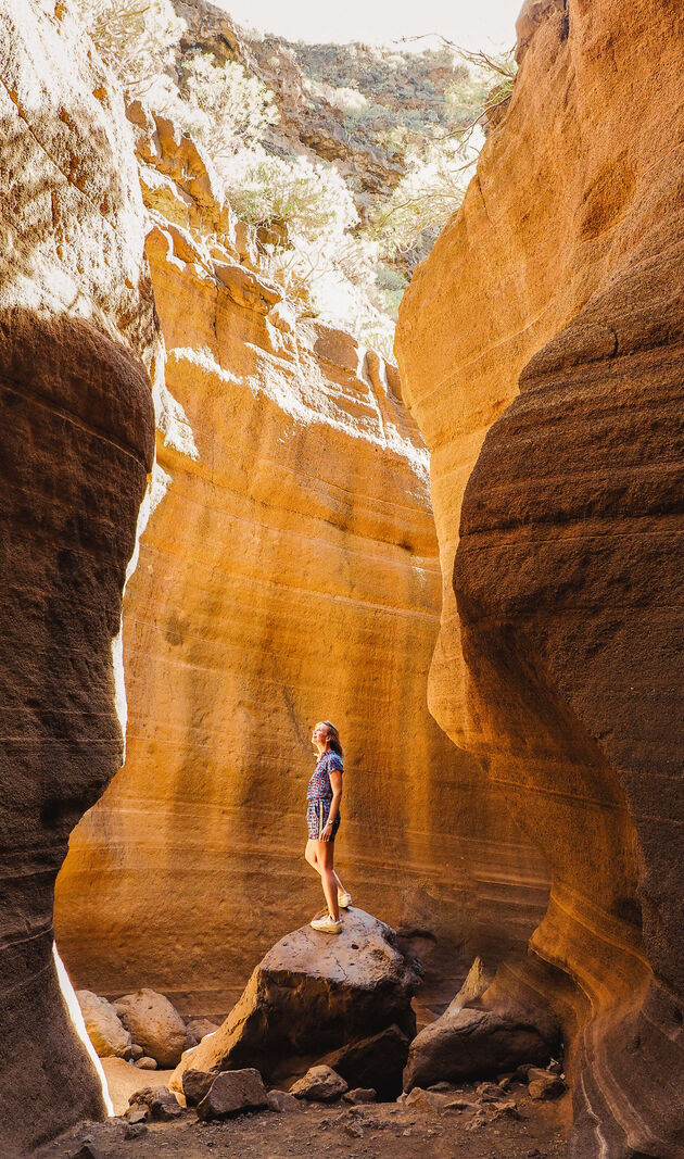 Het fotogenieke - maar verre van onontdekte - Barranco de las Vacas