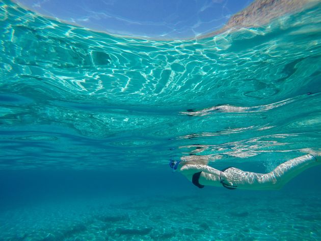 Ontdek de onderwaterwereld in het kristalheldere water