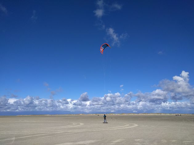 Denemarken kent grote brede stranden aan de westkant van Denemarken.