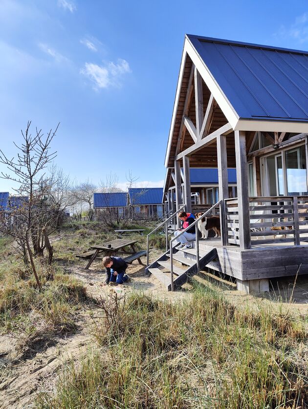 Overnacht in een beach lodge in de duinen van Nieuwvliet-Bad