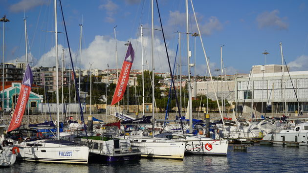 De jachthaven van Lissabon