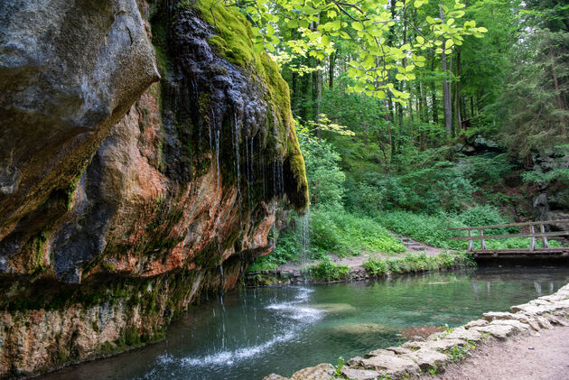 Kallektuffquell is een mooie natuurlijke waterval