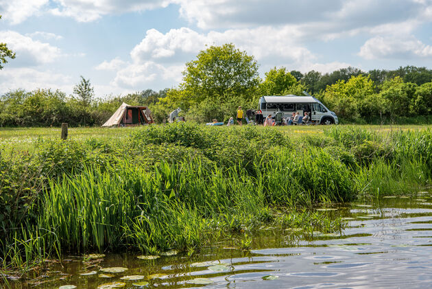 Al zijn de kampeerplaatsen aan het water ook waanzinnig mooi