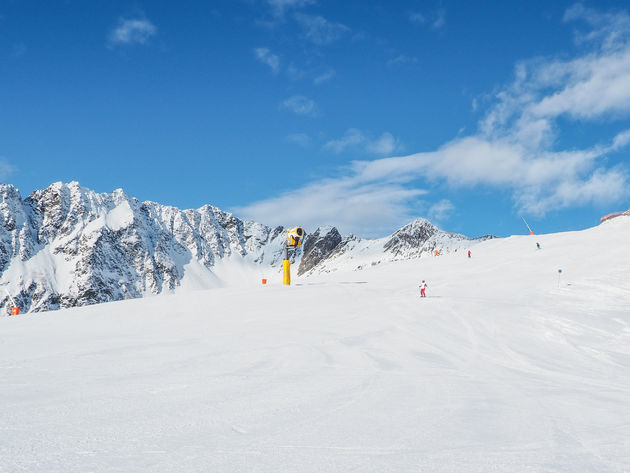 In het voorseizoen is het super rustig op de pistes in Kappl. Echt genieten!