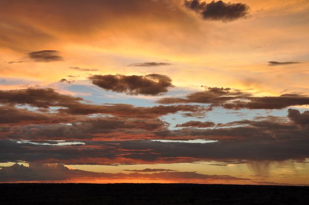 African sky on fire!