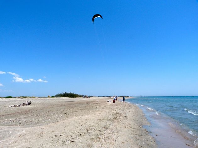 Kitesurfen op de prachtige stranden