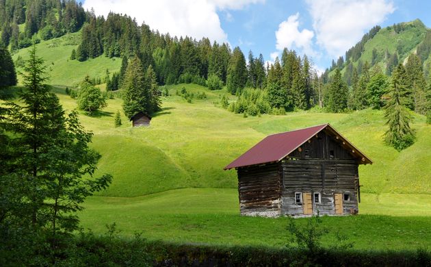 Groener dan groen in het Kleinwalsertal