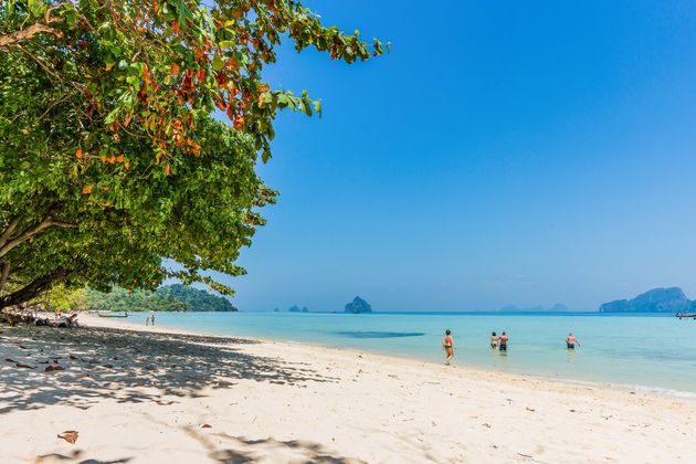 Op Koh Kradan in Trang gaat genieten vanzelf