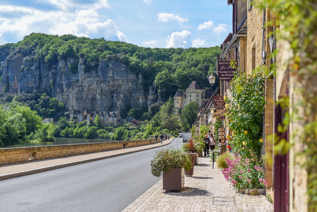 In La Roque-Gageac schijnt - bijna - altijd de zon