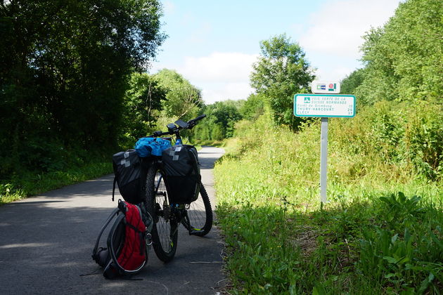 La Velo Francette: Net buiten Caen ligt de eerste Voie Vert