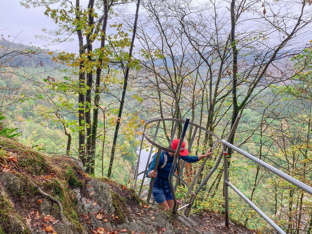 Doe de laddertjeswandeling in Rochehaut