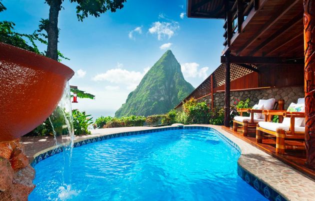 Ladera Resort op eiland Saint Lucia