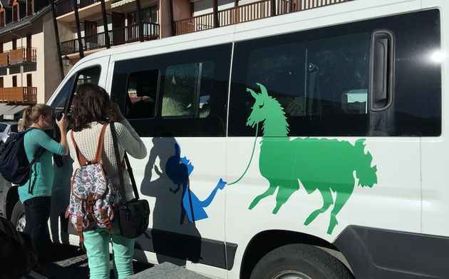 De Lama Express in Valloire