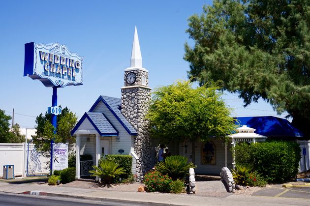 Trouwen in een wedding chapel in Las Vegas