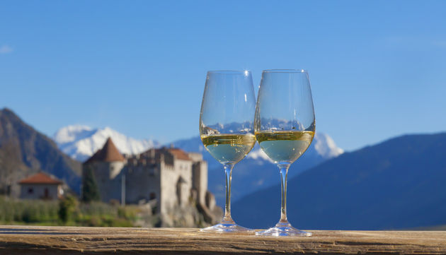 Genieten met een Zuid-Tirools glas wijn!