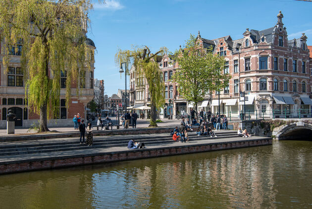 Genieten aan het water