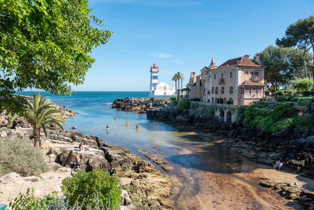 Bezoek badplaats Cascais, op 40 minuten van Lissabon