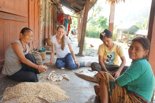 Meeting locals!