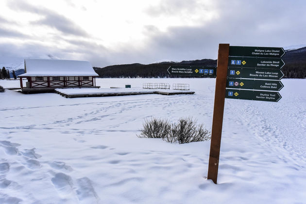 Je kunt ook in de winter verschillende hikes doen, vari\u00ebrend van 2,6 tot 13,4 kilometer