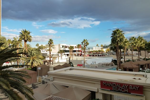 Het zwembad van het Mandalay Bay Hotel