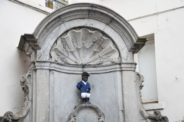 Manneke Pis; samen met het Atomium h\u00e9t icoon van Brussel