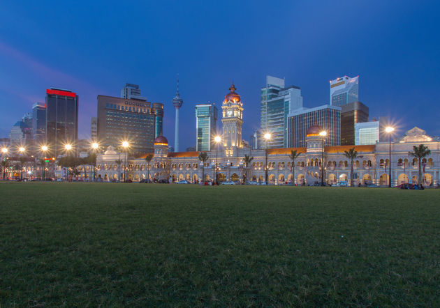 Merdeka Square by night