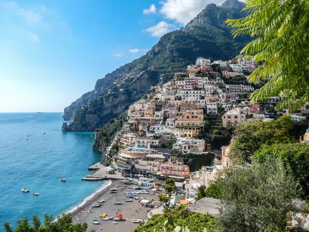 Positano is de parel van de Amalfikust