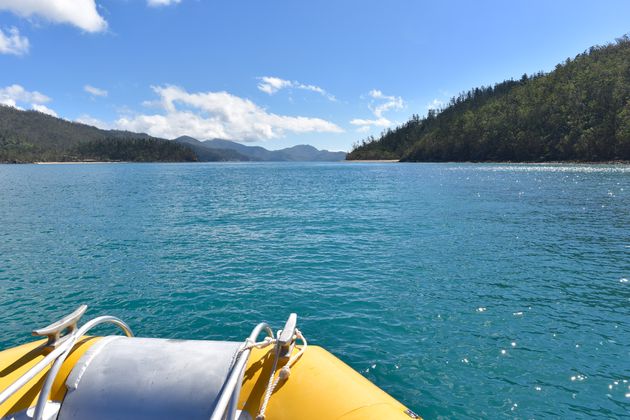 Op de boot door de Whitsundays