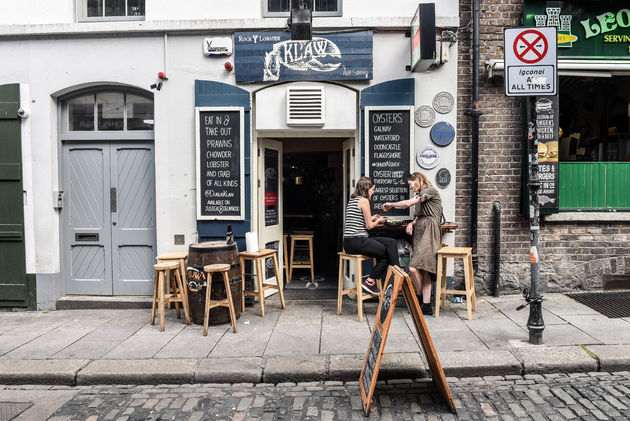 Klaw in de wijk Temple Bar is de perfecte plek voor oesters & Guinness