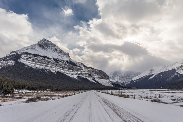 Onderweg via de Icefields Parkway