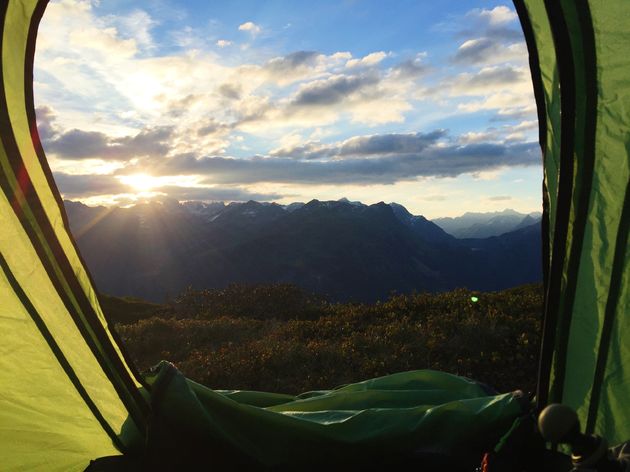 Zonsopkomst in Montafon